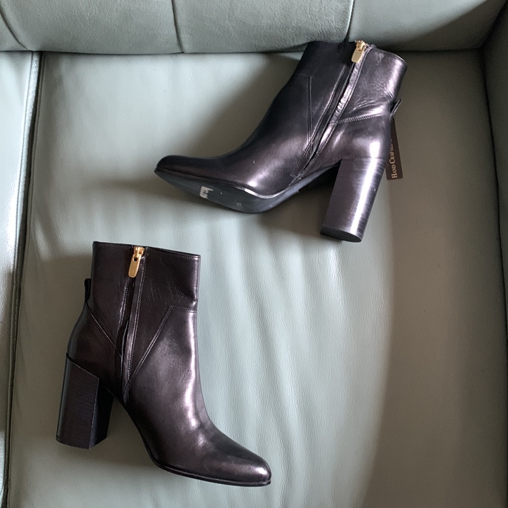 Leather Ankle Booties - image 4